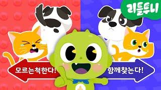 개와 고양이 | 신비 전래동화 | 고양이 입에서 떨어진 구슬, 모르는척 한다! vs 고양이와 함께 찾는다! | 내맘대로 선택하기 | 다른그림찾기게임 | 도깨비 전래동화 깹!