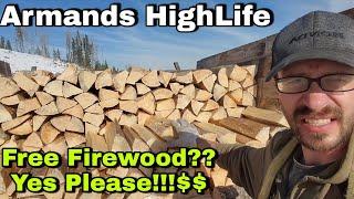 A Ton Of Free Firewood, Just Need To Work To Get It!! Axe give Update