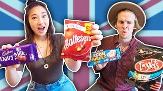 Americans Try 12 British Snacks & Candy For The First Time 