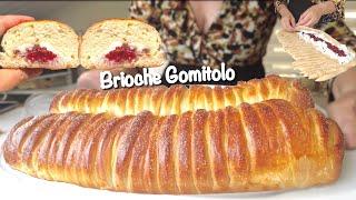 BRIOCHES GOMITOLO SOFFICISSIMA impasto alla PANNA senza Burro senza Olio