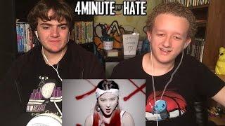 4MINUTE - Hate M/V | REACTION (ft. Alec Helm)