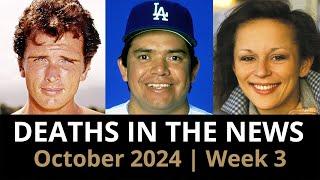 Who Died: October 2024 Week 3 | News