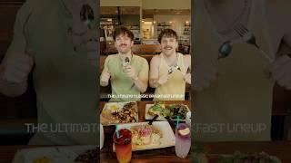 Danced through a classic #firstwatch breakfast—Eggs Benny, Bacon, Elote Burrito! #firstwatchpartner