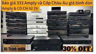 33 Chiếc Amply & Đầu CD Châu Âu Giá Từ 2tr | Amply châu âu Hà Nội | Cd Châu Âu | Amply Niam  Nova