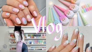 How do I clean my nail salon?  Days in my life  l  color charts  l nail unboxing   l  korean nailist