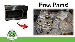 Free Parts From A Microwave and Turntable Build - The Garage Engineer