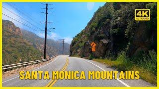 Driving in Santa Monica Mountains - Scenic Drive | California USA [4K UHD]