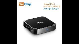 Wechip X96 Mini Android 7 1 Tv Box 1G+8G2G+16G Amlogic S905W Quad Core Support 4K Media Player 2 4G