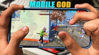 MOBILE GOD  Solo Vs Squad Gameplay  4Flag Gamer - Free Fire Max