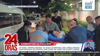 24 Oras Weekend Part 1 - Mga banta at tirada ni VP Sara; hulicam na salpukan; atbp.