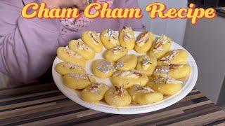 Homemade Cham Cham Recipe | Traditional Mithai | Gluten Free | Super Simple