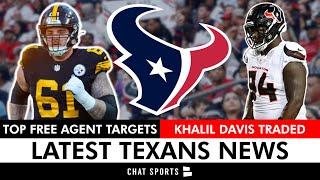 Texans Trade News: Nick Caserio Sends Khalil Davis To 49ers | Top NFL Free Agents To Target