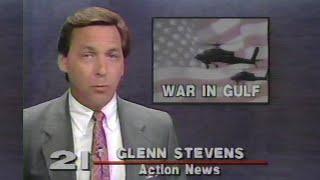 Gulf War Begins WFMJ-TV 21 Youngstown, OH