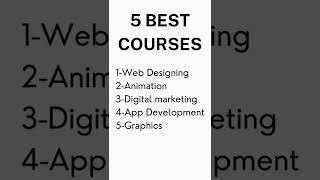 5 best Computer courses