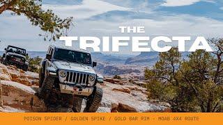 The Trifecta: Poison Spider - Golden Spike - Gold Bar Rim in Moab