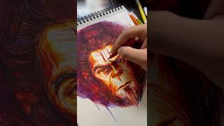 Using only 15/- sketch pens            #thebhimsenart #art #drawing #sketch #artist #art #sketching