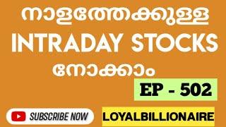 Daily Best Intraday stocks (25 November 2024) Stocks to trade Tomorrow|Malayalam|Loyalbillionaire