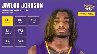 Jaylon Johnson - Tennessee Tech - 2024-25 Transfer Portal Highlights