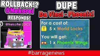 Rollback!? Worst Duplication Glitch in GT History! @Nekorei Responds! | Growtopia