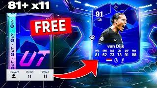 How to Claim a Free 81+ x 11 Player Pack in FC 25