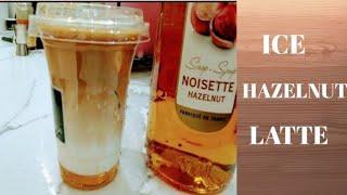 How To Make Ice Hazelnut Latte