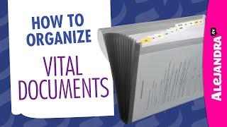 How to Organize Important Documents at Home (Part 6 of 10 Paper Clutter Series)