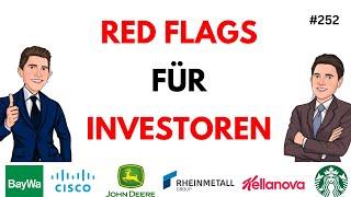 Red Flags für Investoren - BayWa - Cisco - Rheinmetall - Kallanova - Starbucks uvm.