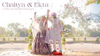 CHAITYA & EKTA | BEST CINEMATIC WEDDING FILM | SAME DAY EDIT | REJOICE MOMENTS | 2024