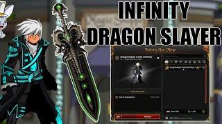 AQW Infinity Dragon Slayer Class + Rare Grimskull Blade Farm | Tech Demo 6 (Healer - Mage - Rogue)