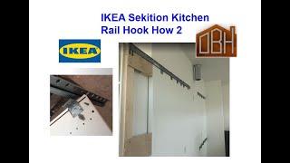 IKEA Sektion kitchen cabinet rail attachment