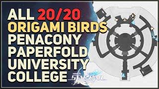 All Origami Birds Penacony Paperfold University College Honkai Star Rail