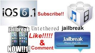 How to: Untethered Jailbreak 6.1.X  |  by iTechSupport