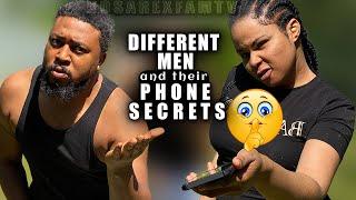 DIFFERENT MEN AND THEIR PHONE SECRETS🫣:NOSAREXFAMTV #nosarex #nosarexfamtv #family #viral #babarextv