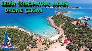 SEDİR ADASI (KLEOPATRA) DRONE ÇEKİM -MARMARİS -YELKENLİMİZ DORİS- YELKENLİ VE MOTORLU ÇİFT VLOG