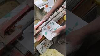 Tile installation method  #ytshorts #satisfying #shortsfeed #construction #installation