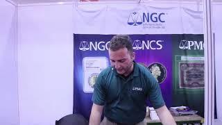 Mr. Ronnie Abacio, Representative, NGC - Numismatic Guaranty Corporation - Expo Center