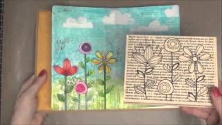 Art Journal Process Video - Grow Where You Are Planted