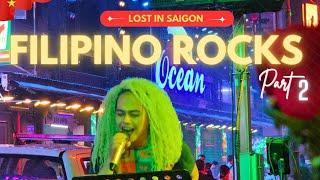 SHE'S GONE (Covered by Ace) Filipino Singer in Vietnam   Nightlife at Bui Vien Walking Street