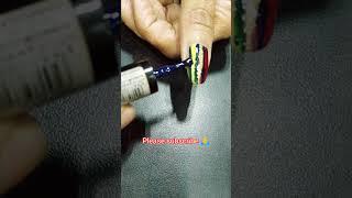 Easy nail art design for girls /easy nail art tutorial/Nail art design for beginners ️#shorts