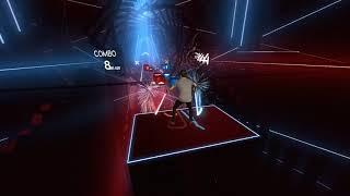 Beat Saber | RUSH E | Mixed Reality Gameplay