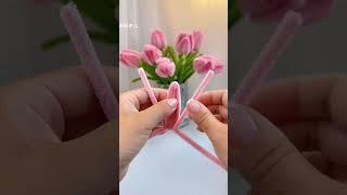 100 ways to play tulips meet beautiful twists and sticks. Handmade DIY. Love life and handmade