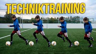 Fußball-Techniktraining: 10 Minuten Dribbling- und Ballkontrollübungen 