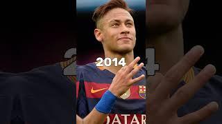 Neymar through the years #neymar #football #brazil #alhilal #saudiarabia