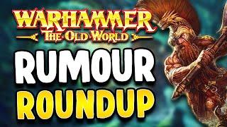 Warhammer The Old World Rumours Are Interesting