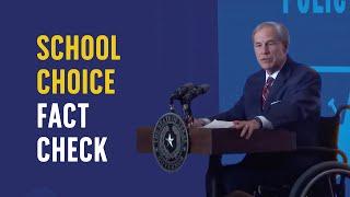 Governor Abbott Fact Checks School Choice Myths