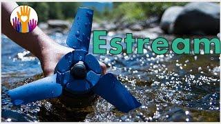 New invention Estream - A portable water power generator fits into backpack