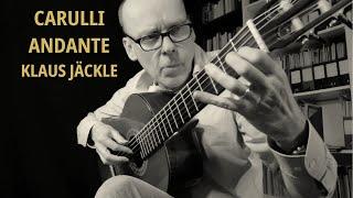 Ferdinando Carulli: Andante, Klaus Jäckle, guitar
