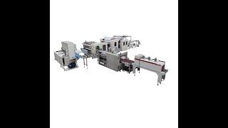 High speed automatic glue lamination kitchen towel paper making machine production line