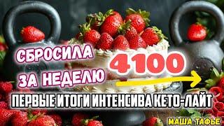 Сбросила 4,100 за неделю. Первые итоги Интенсива Кето-лайт. Осень с Машей  Видео №38 #машатафье