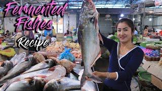 How To Make Fermented fish And Cooking / Fermented Fish Recipe / Prepare By Countryside Life TV